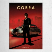 CAR LEGEND - Magnetic Metal Poster 45X32 - Cobra