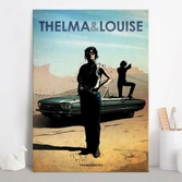 CAR LEGEND - Magnetic Metal Poster 45X32 - Thelma & Louise