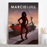CAR LEGEND - Magnetic Metal Poster 45X32 - Marcie & Jill