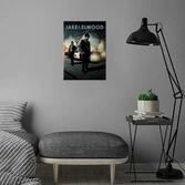 CAR LEGEND - Magnetic Metal Poster 45X32 - Jake & Elwood