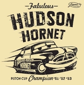 CARS - Canvas 40X40 - Hudson Hornet