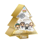 Harry potter holiday 2024 pack 4 porte-clés pocket pop! vinyl tree holiday box 4 cm