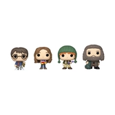 Harry potter holiday 2024 pack 4 porte-clés pocket pop! vinyl tree holiday box 4 cm