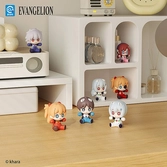 Neon genesis evangelion: rebuild of evangelion figurine chibi huggy good smile asuka shikinami langley: plugsuit ver. 7 cm