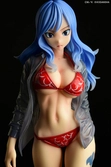 Fairy tail statuette 1/6 jubia lokser gravure_stylesee-through wet shirt red bikini!! 25 cm
