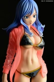 Fairy tail statuette 1/6 jubia lokser gravure_stylesee-through wet shirt black bikini!! 25 cm