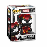 Marvel pop! vinyl figurine carnageized - iron man 9 cm
