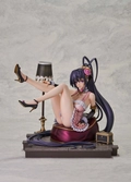 High school dxd hero statuette pvc 1/6.5 akeno himejima: light novel 15th anniversary ver. 17 cm