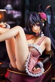 High school dxd hero statuette pvc 1/6.5 akeno himejima: light novel 15th anniversary ver. 17 cm