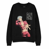 The seven deadly sins: ban women's crew sweater size m