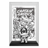 Marvel 85th anniversary pop! comic cover vinyl figurine captain america 9 cm