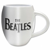 THE BEATLES - Oval Embossed Mug 450 ml - Drop T Logo & Apple