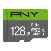 Pny elite 128 go- carte micro sdhc + adaptateur