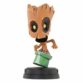 Marvel animated statuette groot (in pot) 10 cm