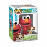 Sesame street pop! tv vinyl figurine elmo & tango 9 cm