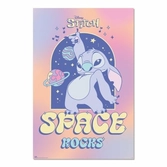 Stitch - space rocks - poster 61 x 91cm