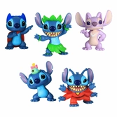 Lilo & stitch pack 5 figurines stitch collectible figure set 7 cm