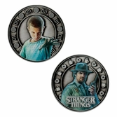 Stranger things pièce de collection eleven & hopper 4 cm