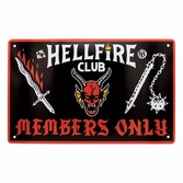 Stranger things set de 3 panneau métal