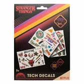 Stranger things stickers tech
