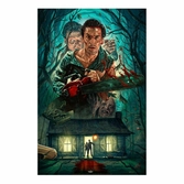 Evil dead 2 impression art print ash williams 46 x 61 cm - non encadrée