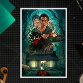 Evil dead 2 impression art print ash williams 46 x 61 cm - non encadrée