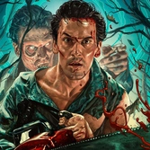 Evil dead 2 impression art print ash williams 46 x 61 cm - non encadrée