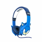 Sonic - casque jack 3,5 mm pour enfant sonic avec des oreilles - ps4/ps5/xboxone/seriesx/switch/téléphone /tablette