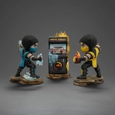 Mortal kombat figurines mini co. pvc scorpion vs. subzero arcade set 15 cm