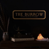 Harry potter - the burrow - panneau de rue