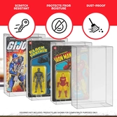 10 x protector pet 0.40 mm figuras en blister 30 mm fondo hasbro