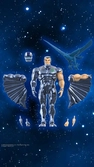 Silverhawks figurine ultimates steelwill (toy version vac metal) 18 cm