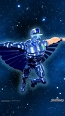 Silverhawks figurine ultimates steelwill (toy version vac metal) 18 cm