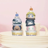 Naruto shippuden pack 6 trading figures tsumichen stack up & change 8 cm (with gift)