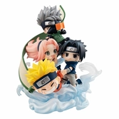 Naruto shippuden statuette pvc figunity gather here, team 7 13 cm (with gift)