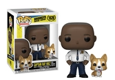 Brooklyn nine-nine pop! tv vinyl figurine cpt holt w/dog 9 cm
