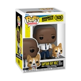 Brooklyn nine-nine pop! tv vinyl figurine cpt holt w/dog 9 cm