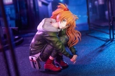 Neon genesis evangelion statuette pvc 1/7 shikinami asuka langley ver. part 3 radio eva 12 cm