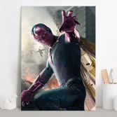Age of ultron characters - magnetic metal poster 45x32 - vision