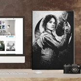 Rogue one morality - magnetic metal poster 45x32 - jyn