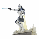 Star wars: the clone wars gallery statuette captain rex 23 cm