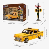 Jeu de construction original-retro series new york yellow cab