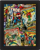 MARVEL RETRO - 3D Lenticular Poster 26X20 - Comics