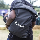 Marshall - sac à dos étanche storm rider noir et blanc