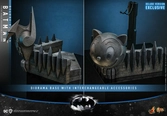 Batman : le défi figurine movie masterpiece 1/6 batman (deluxe version) 30 cm