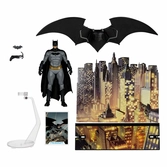 Dc multiverse figurine batman with bat-glider (the thirteenth hour) (gold label) 18 cm