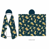 Le roi lion - couverture à capuche 120x150cm