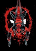 DEADPOOL MERC - Magnetic Metal Poster 45x32 - Hang in There