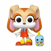 Sonic the hedgehog pop & buddy! vinyl figurine cream w/cheese 9 cm