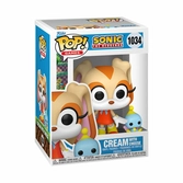 Sonic the hedgehog pop & buddy! vinyl figurine cream w/cheese 9 cm